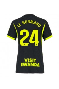 Atletico Madrid Robin Le Normand #24 Jalkapallovaatteet Naisten Vieraspaita 2026-27 Lyhythihainen